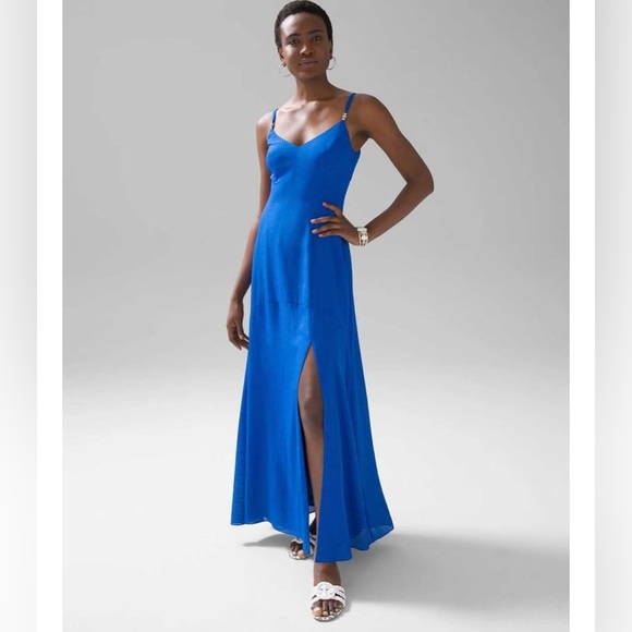 White House Black Market Elegant Black Maxi Dress - Picture 10 of 10